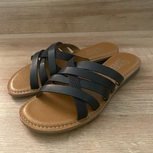 Franco Sarto black sandals